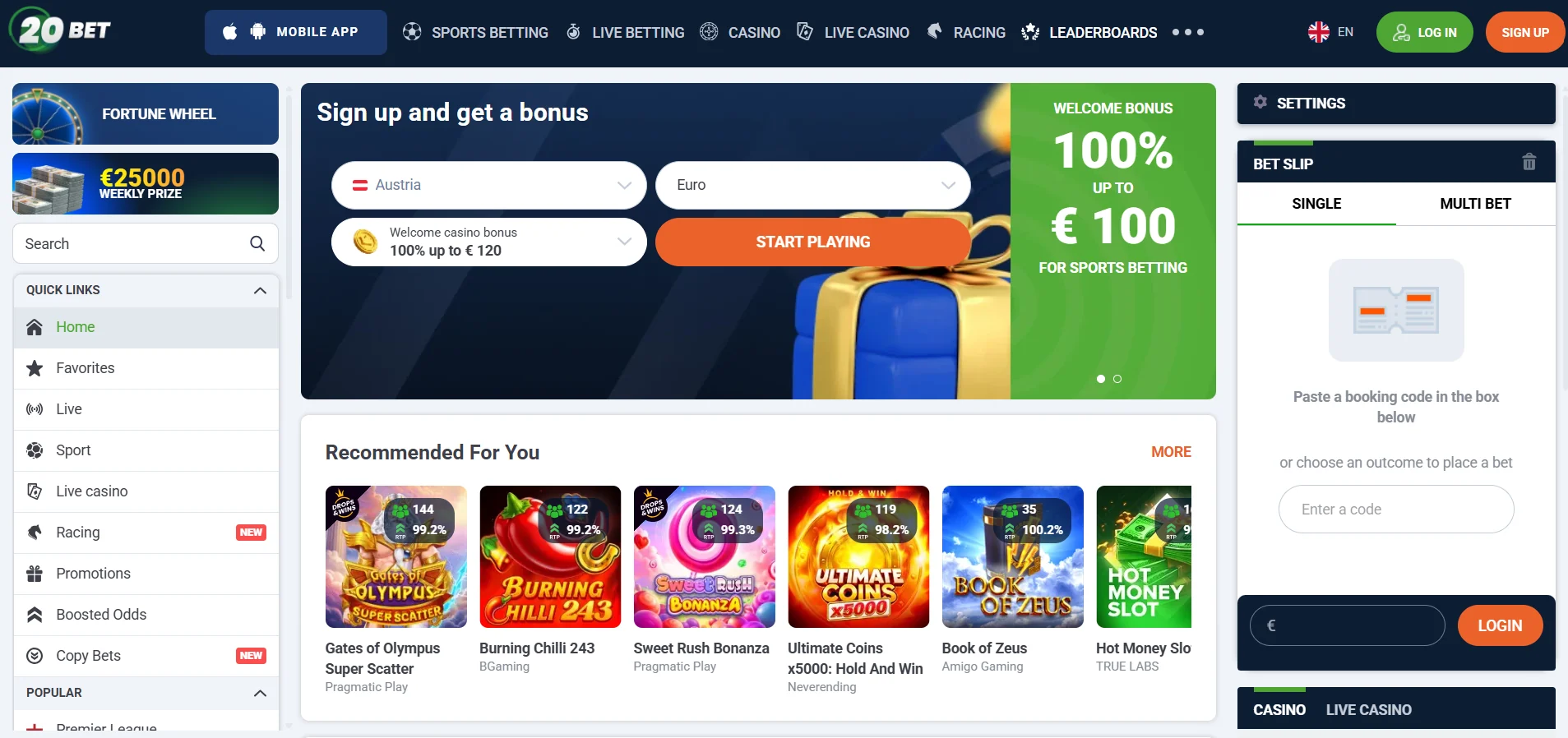 casino österreich 20Bet